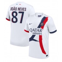 Paris Saint-Germain Joao Neves #87 Auswärtstrikot 2024-25 Kurzarm